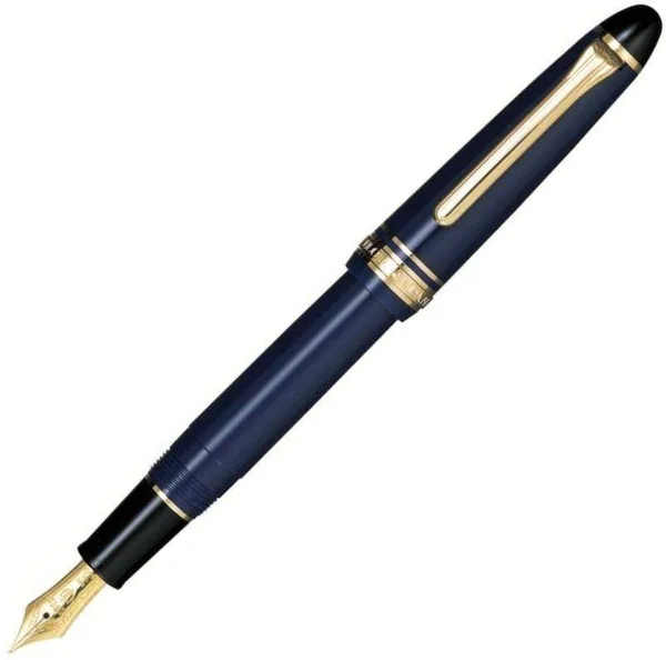 Sailor 1911 Standard Blue/Gold Fountain Pen - Medium
