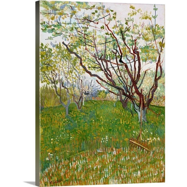 GreatBigCanvas The Flowering Orchard by Vince 40-in H x 30-in W Abstract Print on Canvas - 2467266-24-30X40