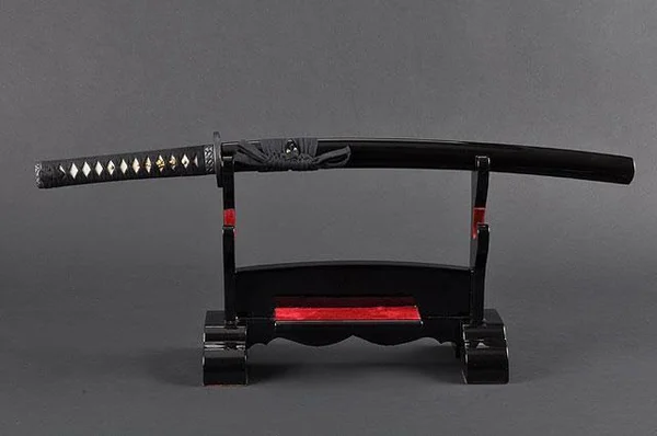 Handmade Sword - Japanese Wakizashi Sword, Practical, Hand Forged, 1045/1060/1080 Carbon Steel, Heat Tempered, Full Tang, Sharp