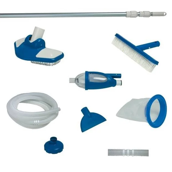 Intex - 2800 GPH Above Ground Pool Sand Filter Pump with Deluxe Pool Maintenance Kit