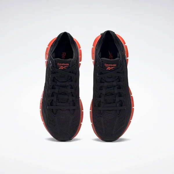 Reebok Zig Kinetica Shoes Mens Sneakers 15 Black - Sunbaked Orange, Vivid Orange