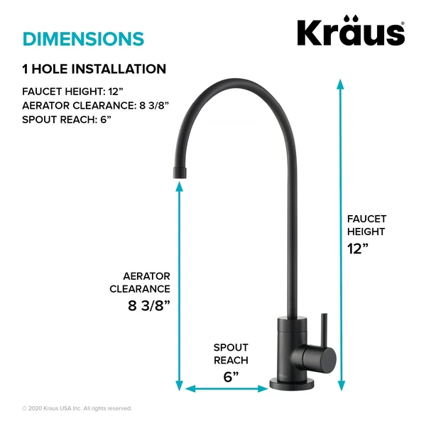 Kraus KPF-1610-FF-100CH Bolden Commercial Style Pull-Down Kitchen Faucet and Purita Water Filter Faucet Combo in Chrome