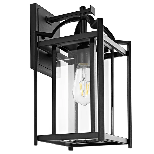 Safavieh Portar Outdoor Wall Lantern Black