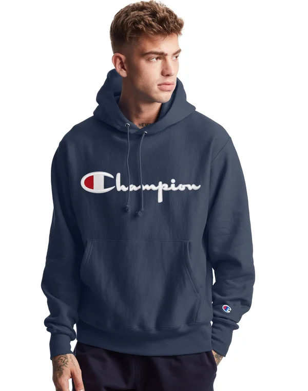 Champion Life REVERSE Weave Hoodie - Blue - Hoodies