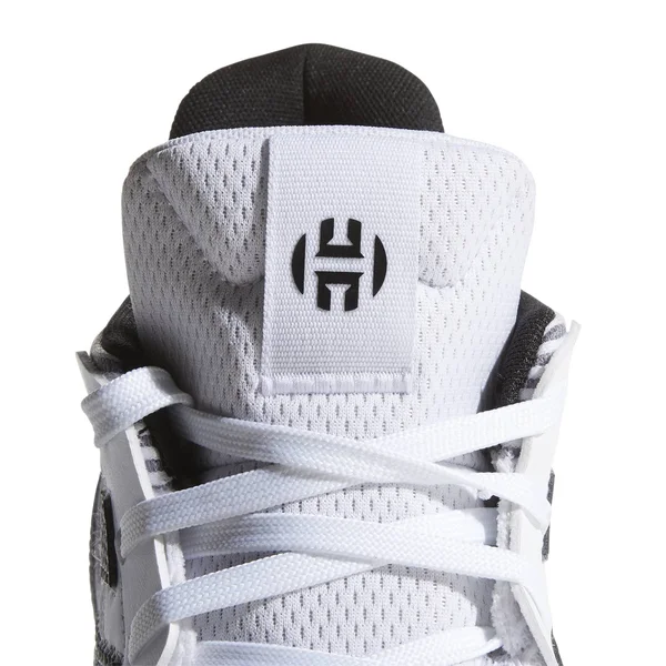 Adidas Harden Stepback White/Black/Grey Basketball Shoes 12