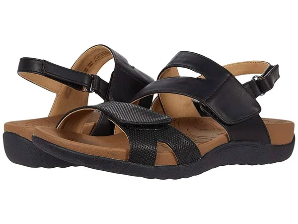 Women's Rockport Ridge Sandal - Black - Size 11