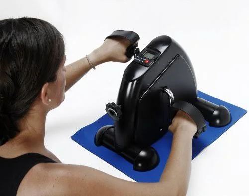 DMI Mini Exercise Bike - Mini Fitness Cycle with Mat
