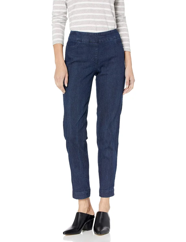 Pull-On Ankle Pant - Denim 18, Denim