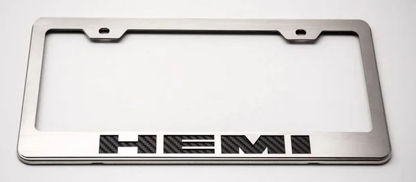 American Car Craft 152024-RDL Rear Tag Frame Hemi Illum. Red Dodge