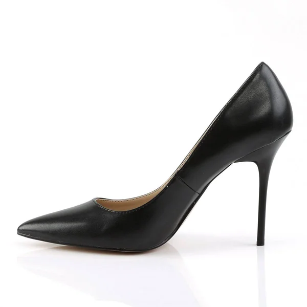 Pleaser CLASSIQUE-20, 4x22 Pointed-Toe Pump - Gold Lame 12