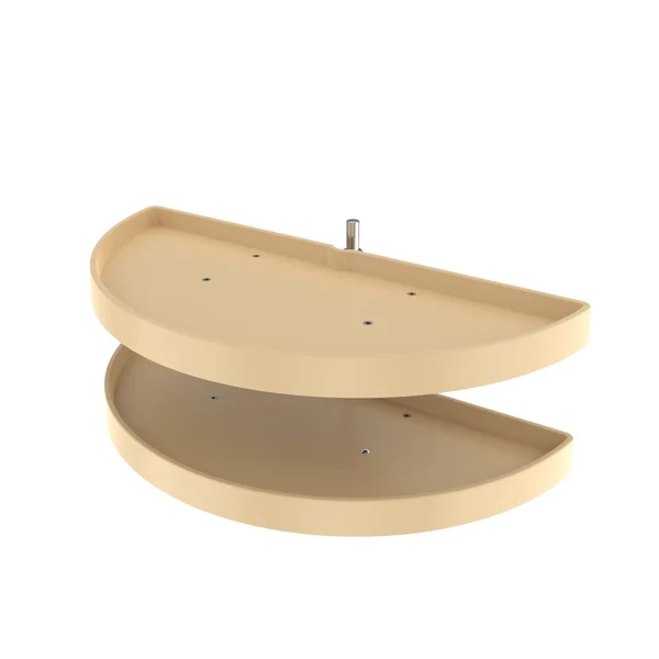 Rev-A-Shelf - 6842-39-15-570 - 39x22 Polymer Half Moon Susan 2-Tier