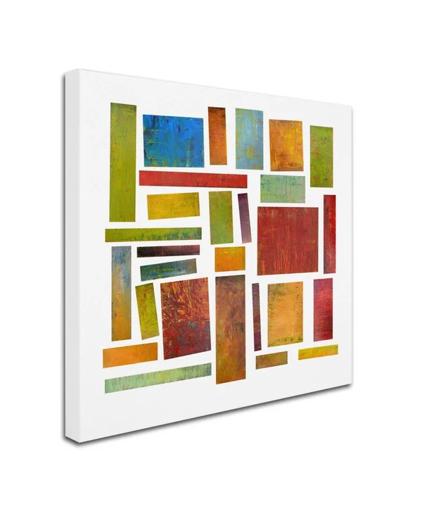 Trademark Global Michelle Calkins 'Building Blocks One' Canvas Art
