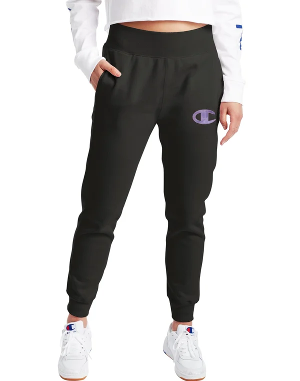 Champion Women's Logo Joggers - Black