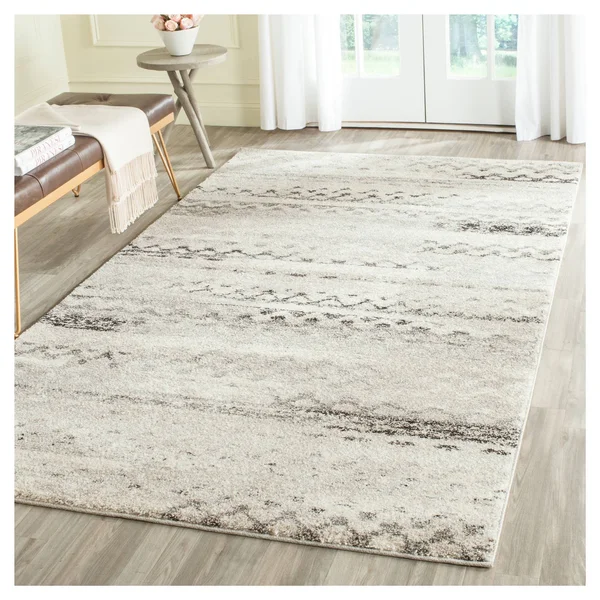 Safavieh Retro Cream & Grey 5& x 8& Rug