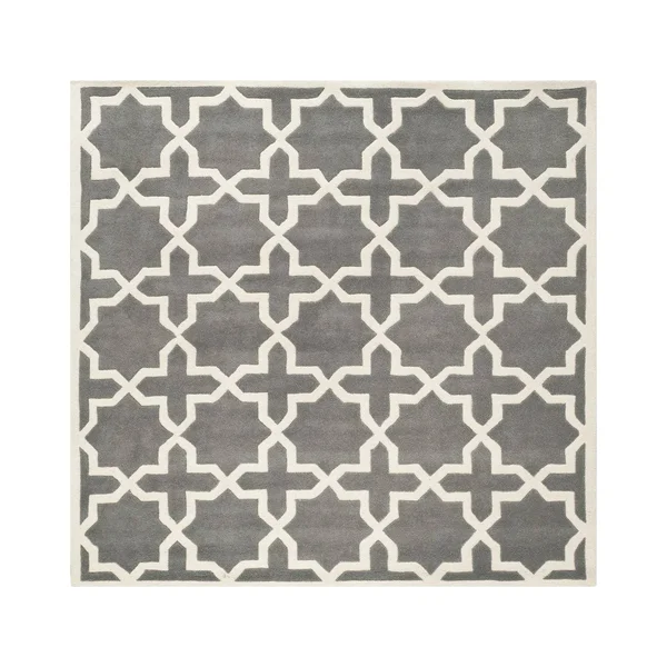 Safavieh Chatham CHT732D Dark Grey, Ivory Rug 2&3x22 x 11& Runner