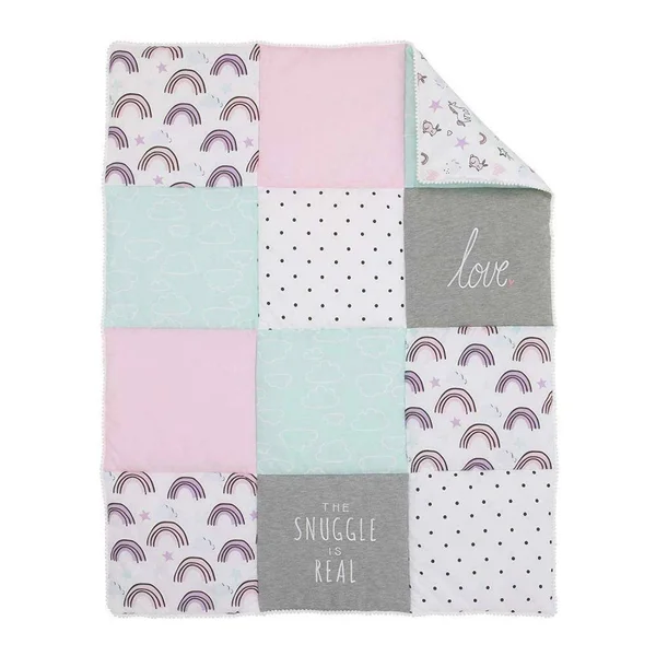 Carter&s Unicorn Snuggles 4-Piece Crib Bedding Set - Pink - 28" x 52"