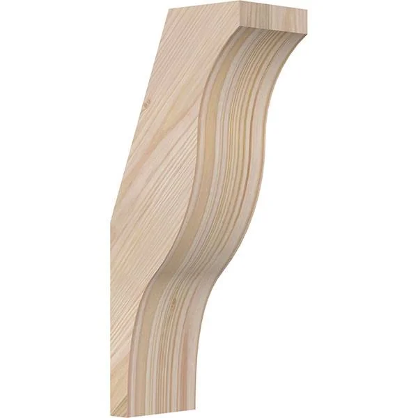 3 1/2x22W x 6x22D x 14x22H Funston Smooth Brace - Douglas Fir