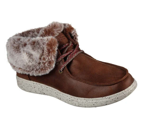 Skechers Women's Bobs Skipper - Hang Glider Boots - Brown, 9.0