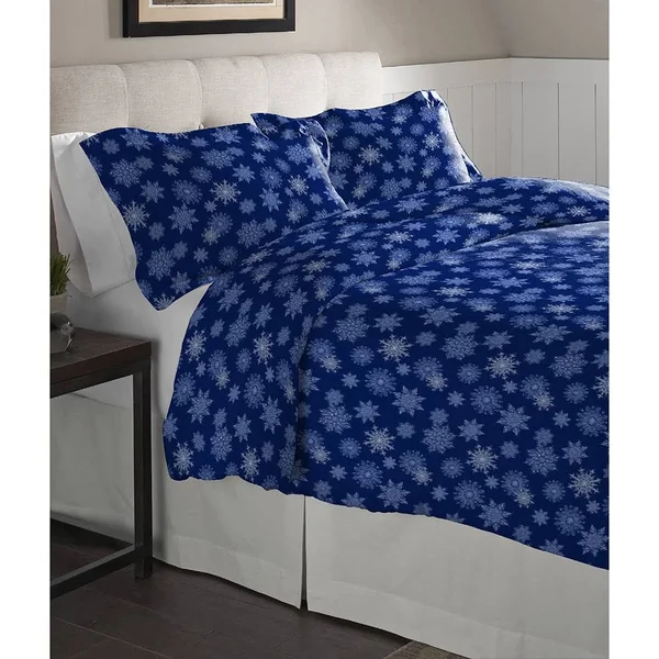 Pointehaven Superior Weight Cotton Flannel Sheet Set - Aqua - California King