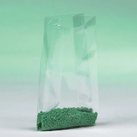 Gusseted 1 Mil Poly Bags - 9x22x6x22x18