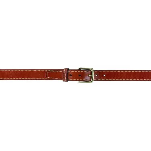 Gould & Goodrich - Shooter&s Belt 46 Chestnut Brown Brass