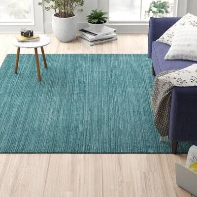 Francella Aqua Area Rug Zipcode Design Rug Size: Rectangle 4& x 6&