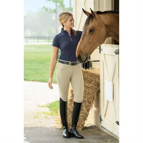 Riding Sport Women's by Dover Saddlery Essential Knee-Patch Breech, 350000000000, Blue Note