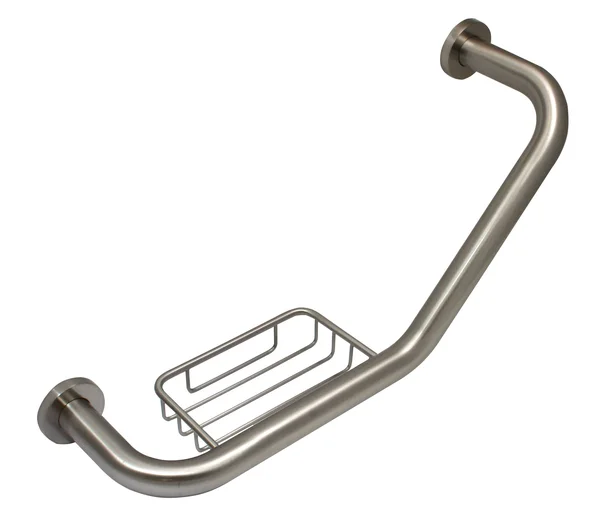 Keeney GB34211BN Reversible Traditional 18x22 Angled Grab Bar - Brushed Nickel, 18x22