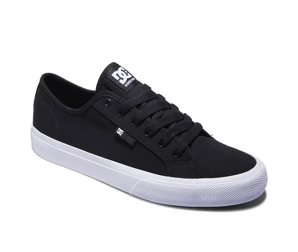 Men's DC Manual Skate Shoes in Black/White Size 7.5 Medium