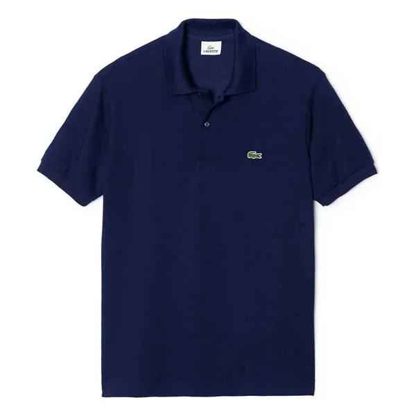 Lacoste Men Navy Blue Classic Fit Polo Shirt - L