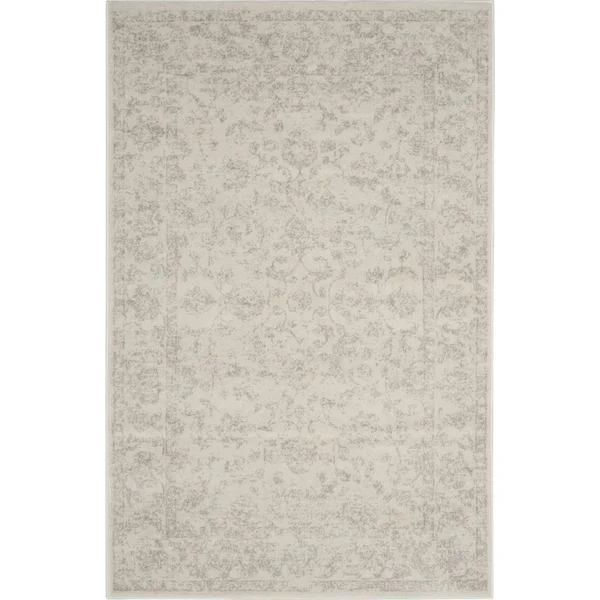 Safavieh CNG621C Carnegie Cream - Light Grey Area Rug - 9& x 12&