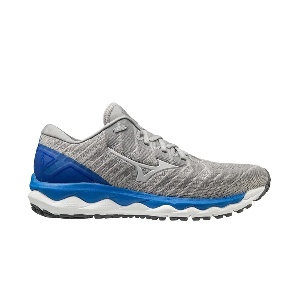 Mizuno Men's Wave Sky 4 Waveknit Running Shoes 13 2E Frost Grey