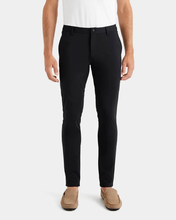 Men's Rhone Commuter Skinny Fit Men's Pants, Size 36 - Black