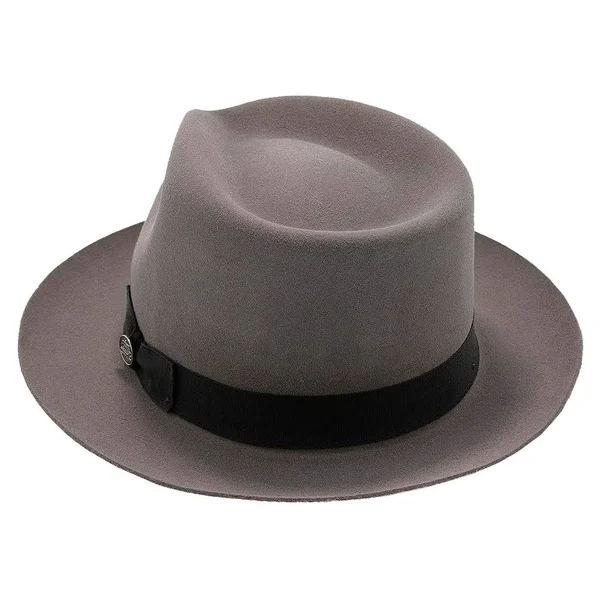 Stetson Chatham Fur Felt Fedora Hat: Size: 7 1/8 Caribou