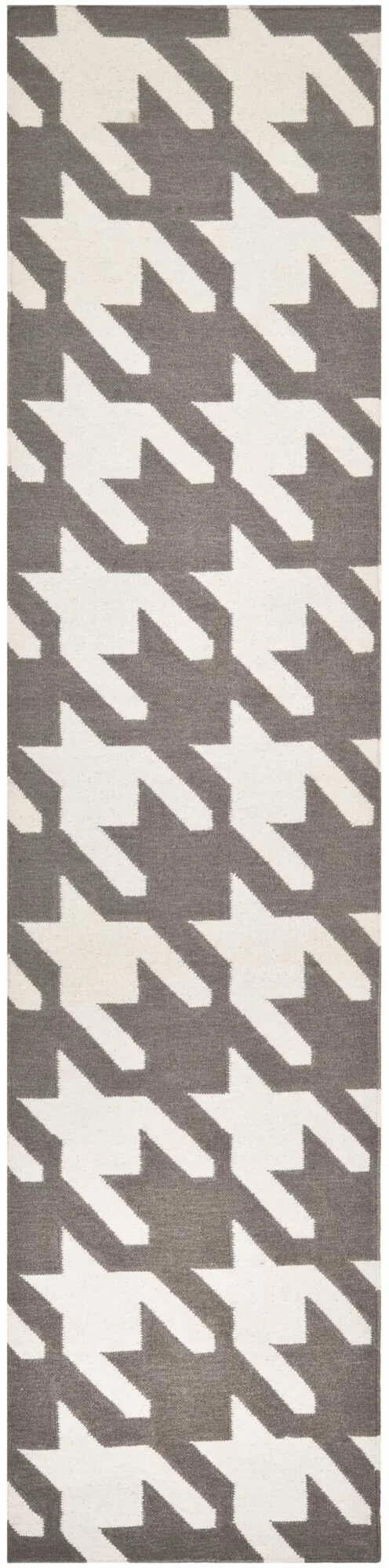 Safavieh Dhurries DHU569A 2&6x22 x 6&0x22 Runner Grey - Ivory Area Rug