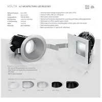 WAC Lighting R4SD1T-S927-HZ Volta LED Module Haze Shallow Regressed Trim
