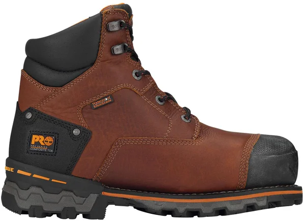 Timberland Pro Men's 6 in. Boondock Composite Toe Waterproof Insulated Work Boot - Brown