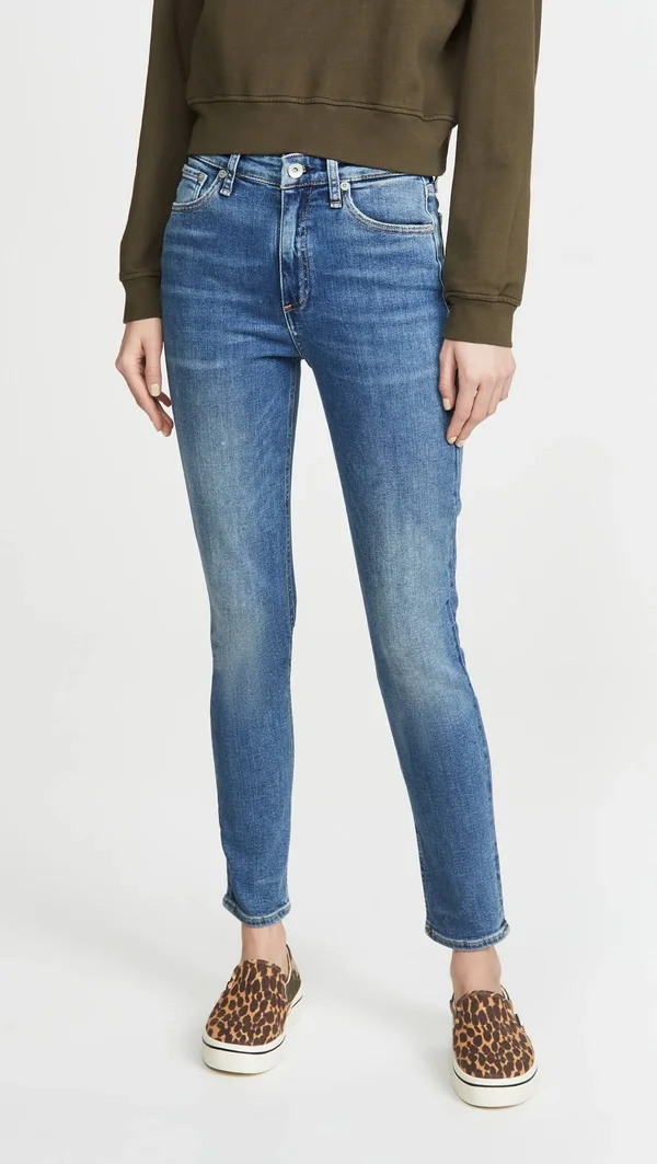 Rag & Bone Nina High-Rise Skinny Women's Jeans Exmoor : 32 28.5