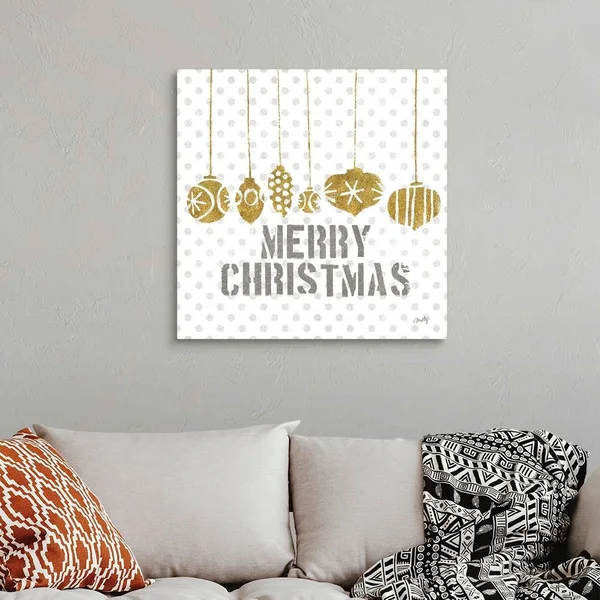 Merry Christmas, Canvas Wall Art, 30x30, Great Big Canvas