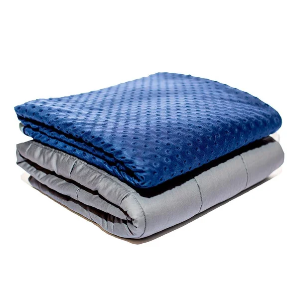 Quility Kids & Adults Weighted Blanket - 86 inchx92 inch, 20 lbs, Navy Blue, Size: 86x92; 20 lbs