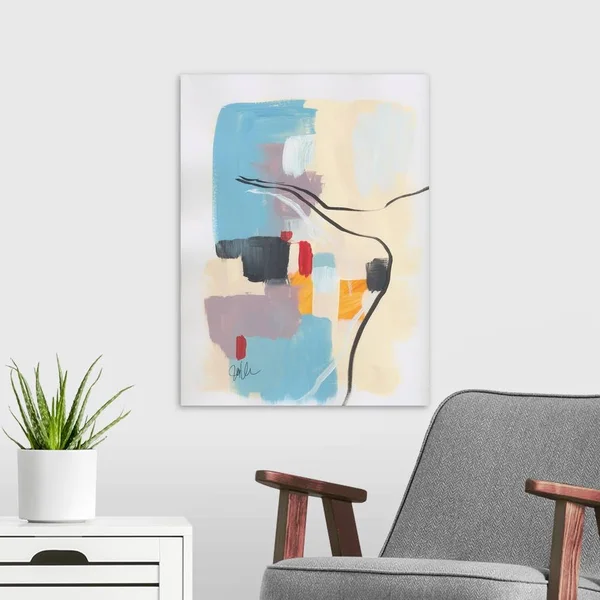 Abstract 96 - Canvas Wall Art, 18x24, Great Big Canvas