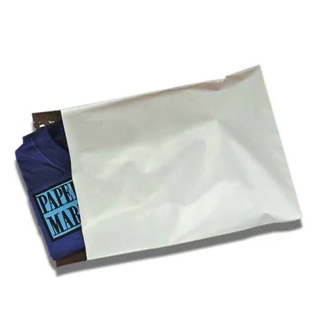 Polyethylene Mailers White - Quantity: 500 by Paper Mart