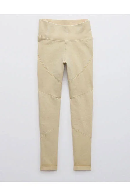 OFFLINE Seamless High Waisted Washed Legging Women's Soft Oat L