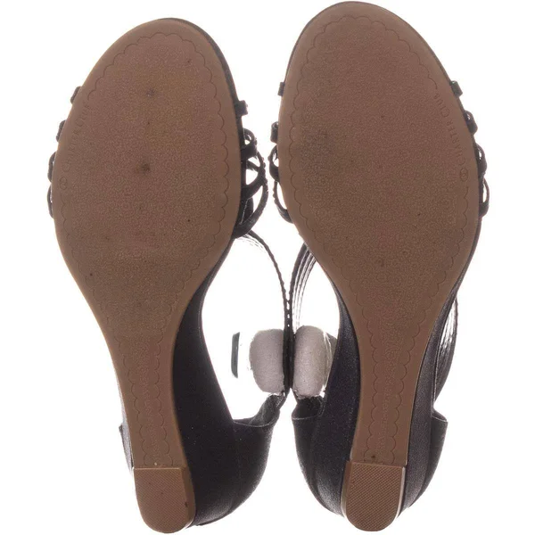 Charter Club Womens Gini Open Toe Casual Strappy Sandals, Black