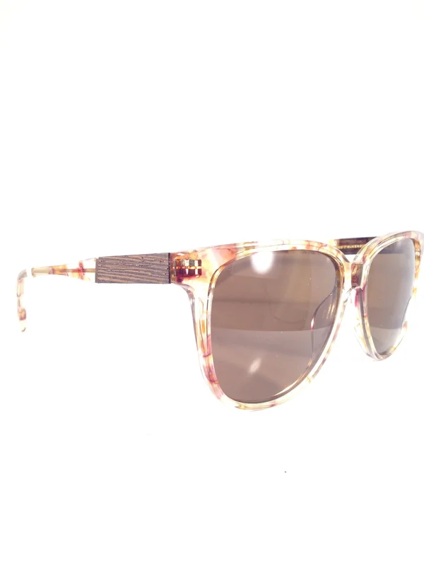 Shwood &Mckenzie& 57mm Polarized Sunglasses Blossom/ Ebony/ Brown