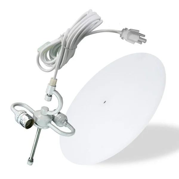 Home Concept Granite Grey 2 Light Swag Plug-In Pendant with Diffuser