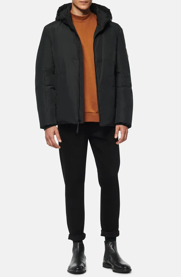 Marc New York Hooded Down Jacket Medium - Oxblood