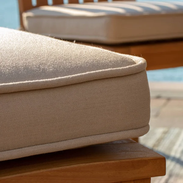 15x22 x 17x22 Outdoor Seat Cushion Desert Tan - Arden Selections