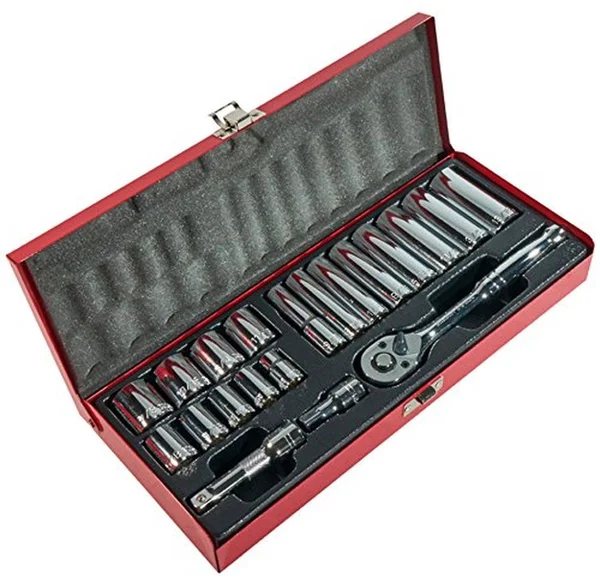 Klein Tools 65508 - 20-Piece 3/8 in. Drive Socket Wrench Set
