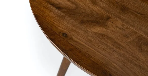 4 Person Round Dining Table - Solid Walnut, Article Sedo Modern Furniture